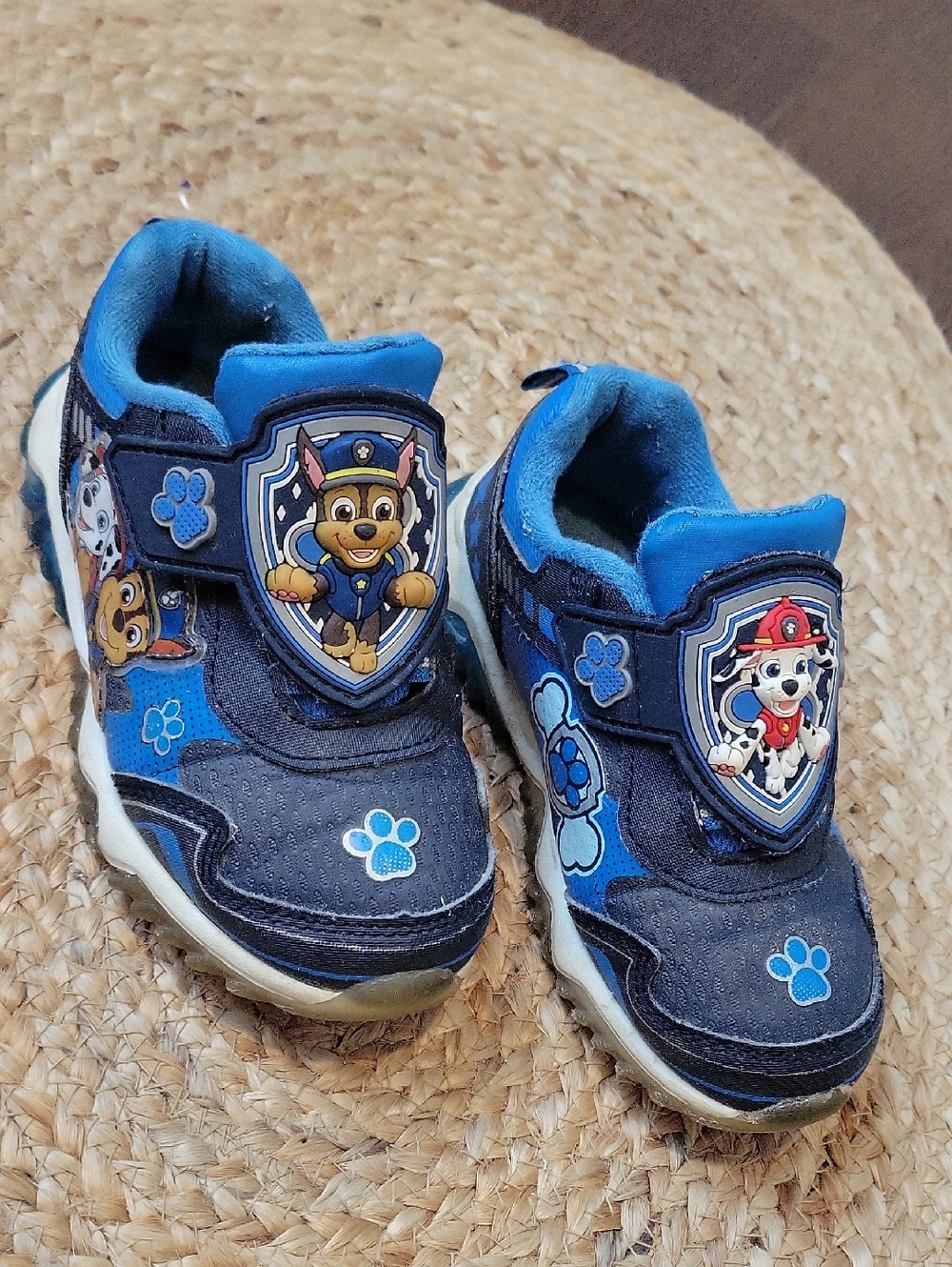 Paw Patrol Blue and Navy Light-Up Kids Sneakers